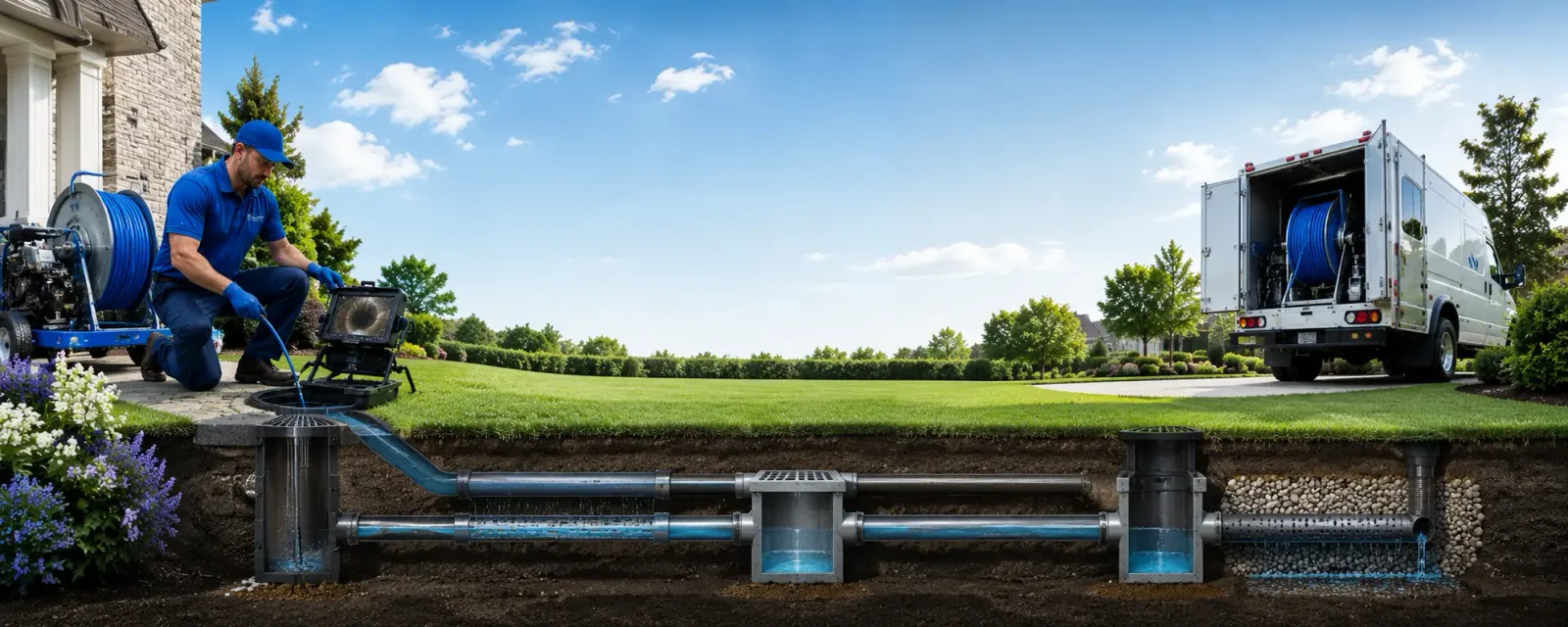 Outdoor drain cleaning information for Inman, KS